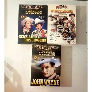 CLASSIC WESTERN MOVIES DVD Sets + CLASSIC WESTERN TV SHOWS JOHN WAYNE